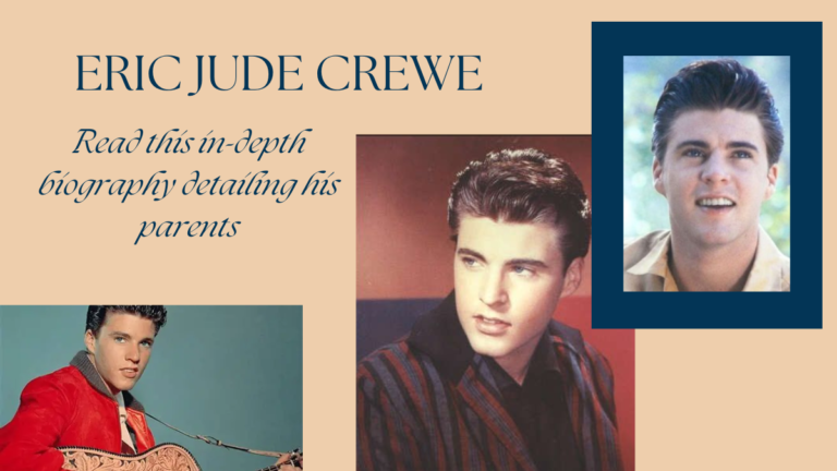 The Complete Guide to Eric Jude Crewe Ricky Nelson’s Youngest Son 2026 The Complete Guide to Eric Jude Crewe Ricky Nelson’s Youngest Son 2026