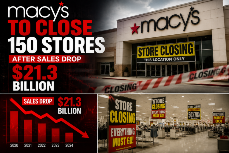 Macy to Close 150 Stores After Sales Drop $21.3 Billion A Turning Point for Retail